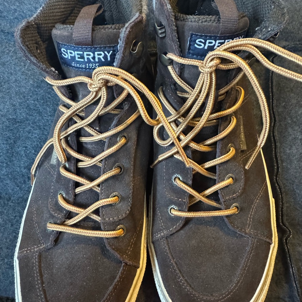 Sperry Men's Brown High-Top Shoes